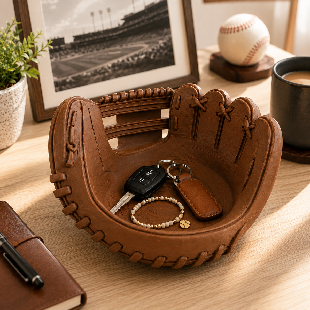Baseball Glove Catchall Tray – 3D Printed Baseball Gift & Organizer