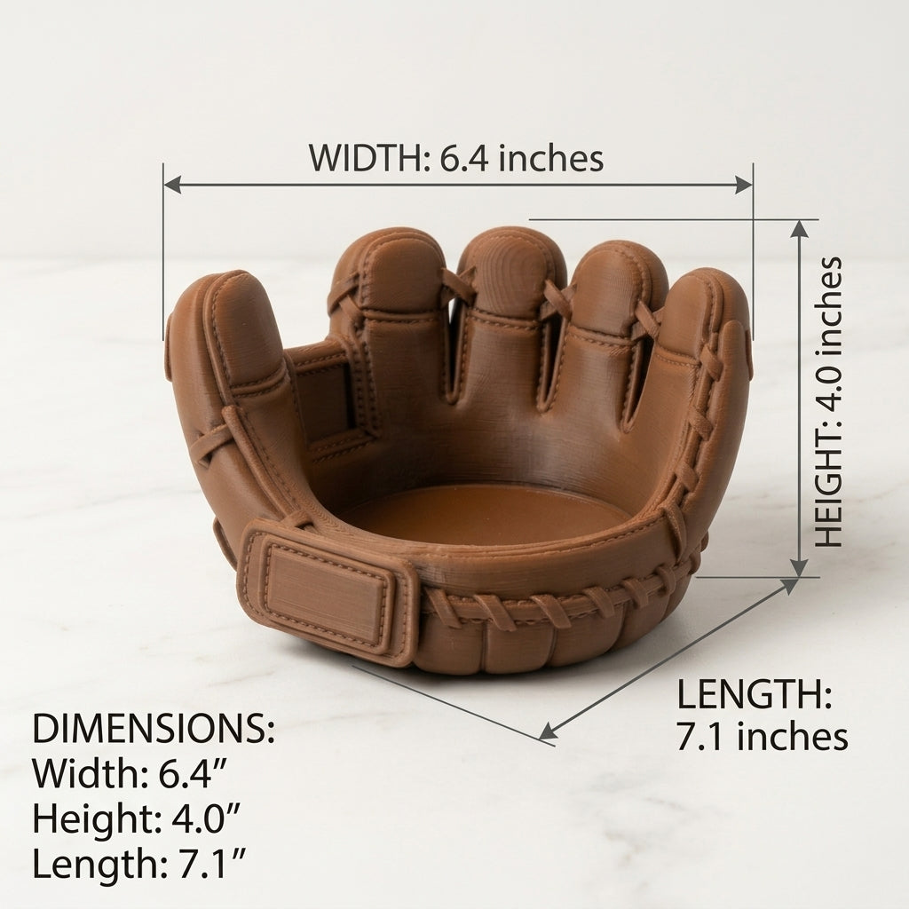 Baseball Glove Catchall Tray – 3D Printed Desk Organizer